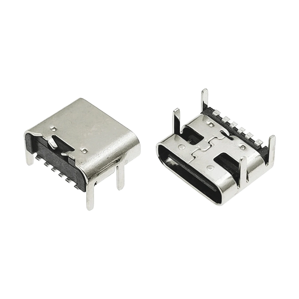 USB TYPE-C 6 Pin Şase Erkek