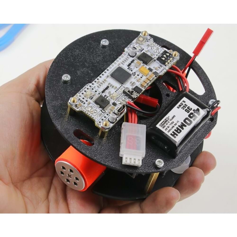 MEB Labirent Çözen Robot Kiti - (Analog Sensörlü, Fanlı Mini Model - Montajlı)