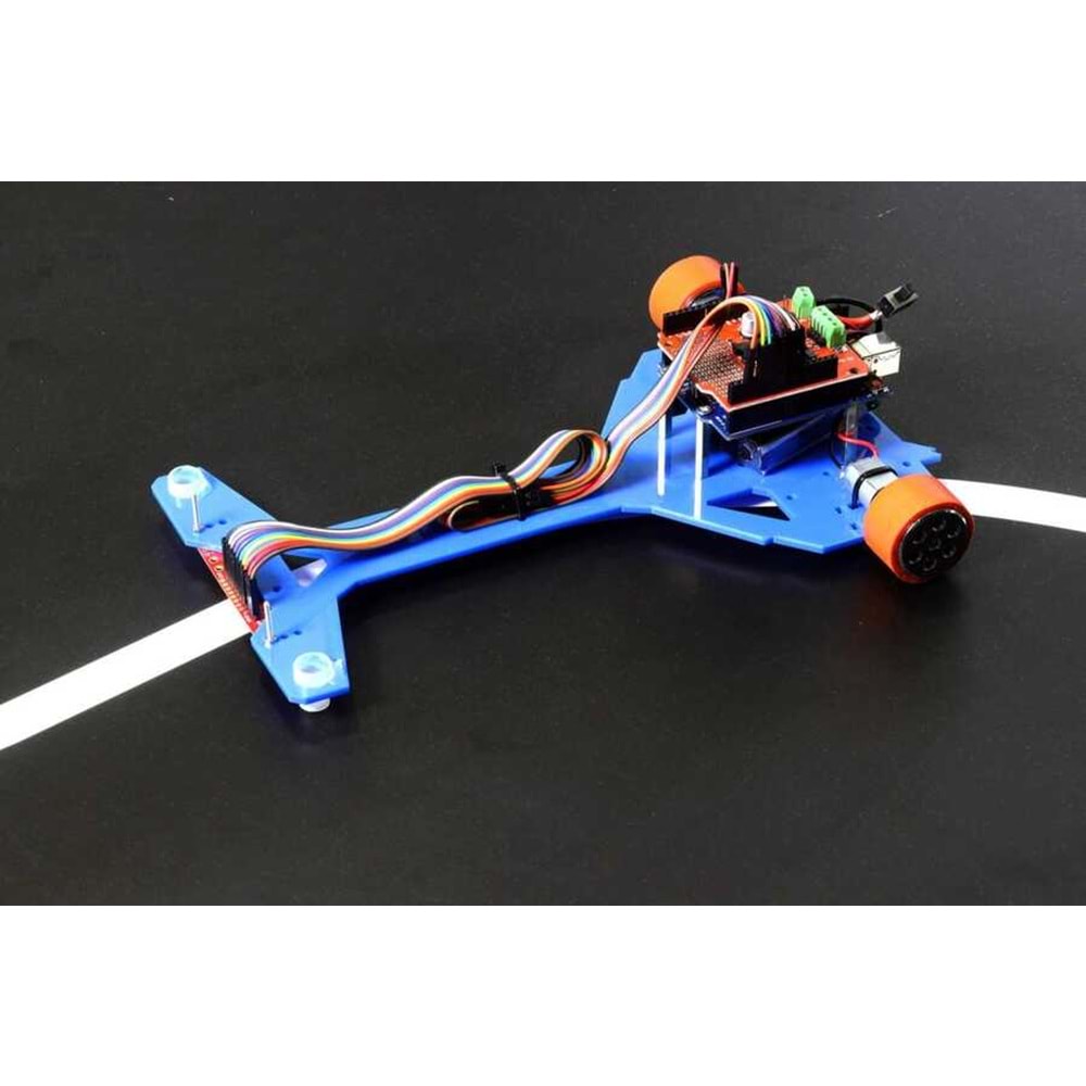 FLine Arduino Çizgi İzleyen Robot Geliştirme Kiti (Demonte - Montajsız)