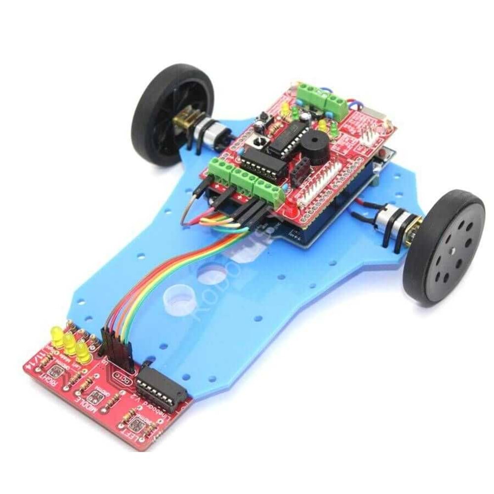 Arduino Basit Çizgi İzleyen Kiti - Arduline (Demonte - Montajsız)