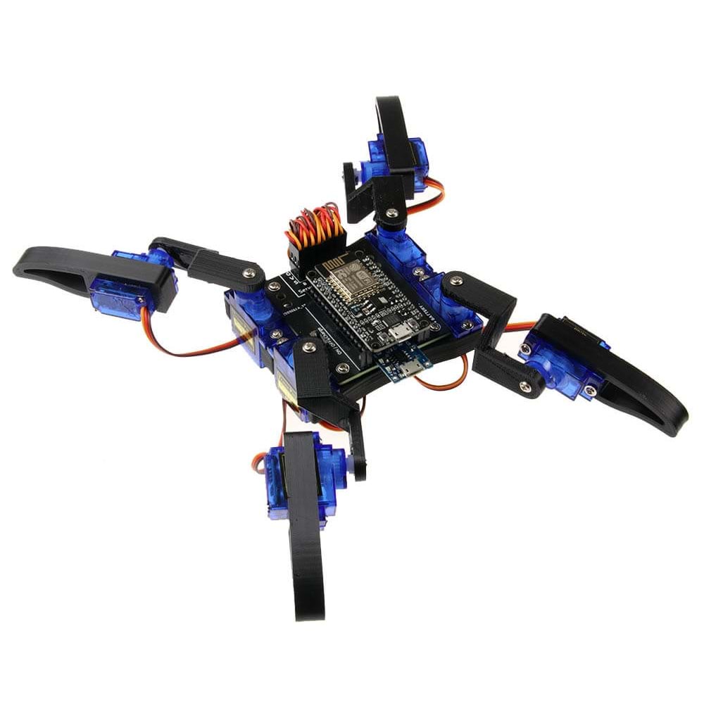 Wifi Örümcek Robot Kiti - (Demonte - Montajsız)