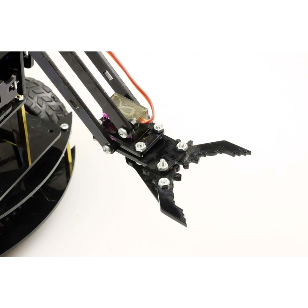 Arduino Robot Kollu 4WD Mobil Araba Kiti - (Demonte Montajsız)