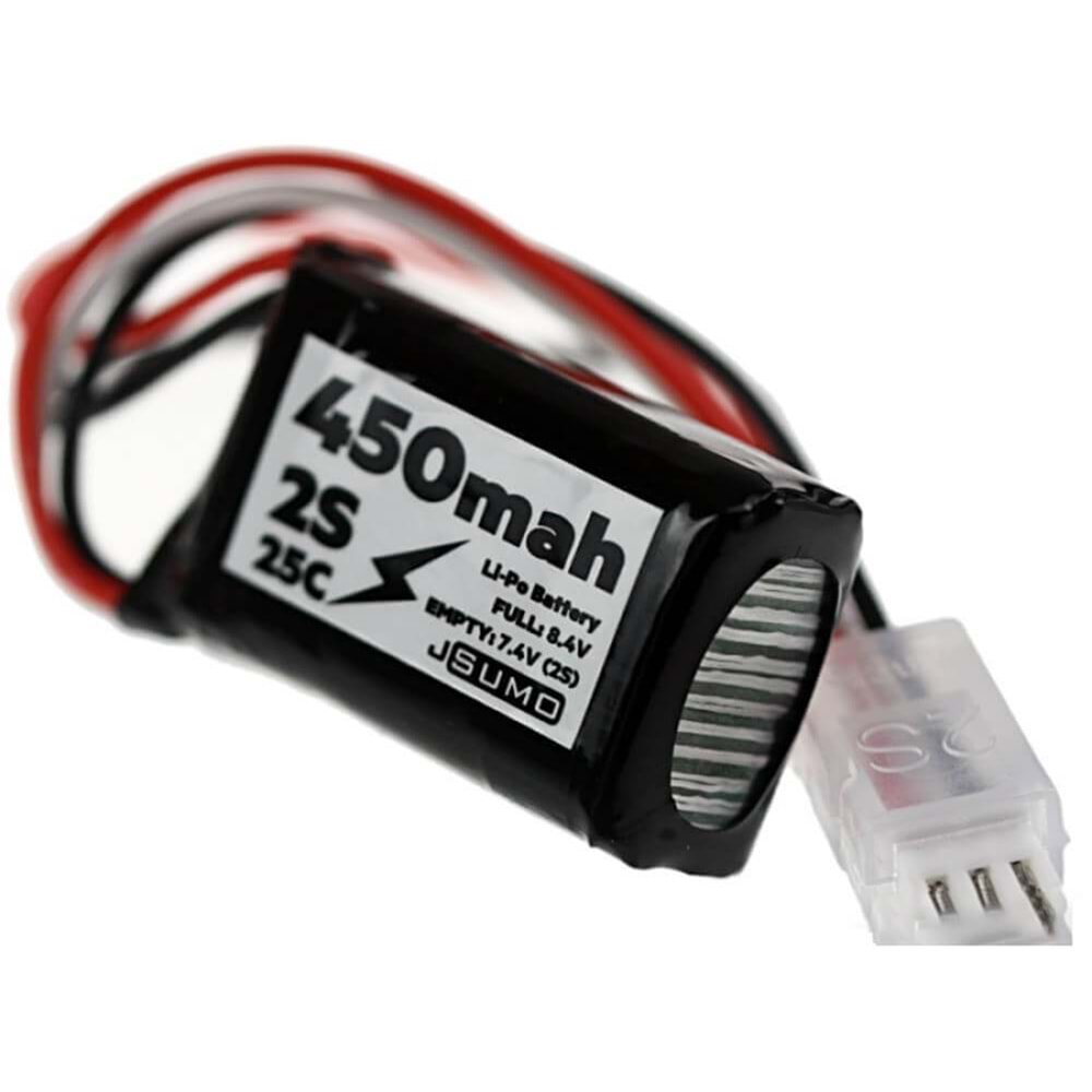 7.4V 2S Lipo Batarya 450mAh 25C - 2S Lipo Pil