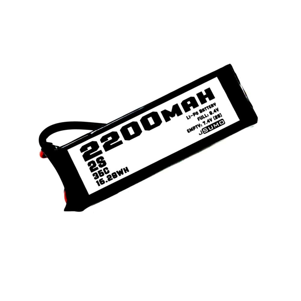 7.4V 2S Lipo Batarya 2200mAh 35C - 2S Lipo Pil