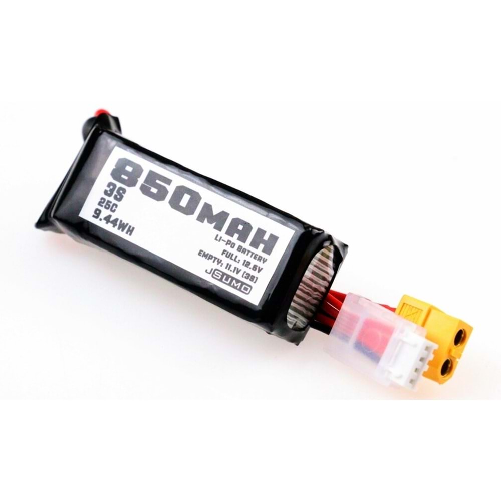 11.1V Lipo Batarya 850mAh 25C - 3S Lipo Pil