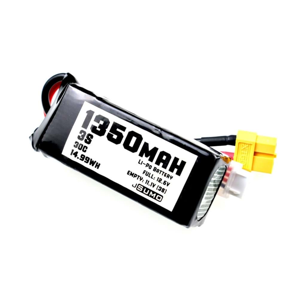 11.1V Lipo Batarya 1350mAh 30C - 3S Lipo Pil