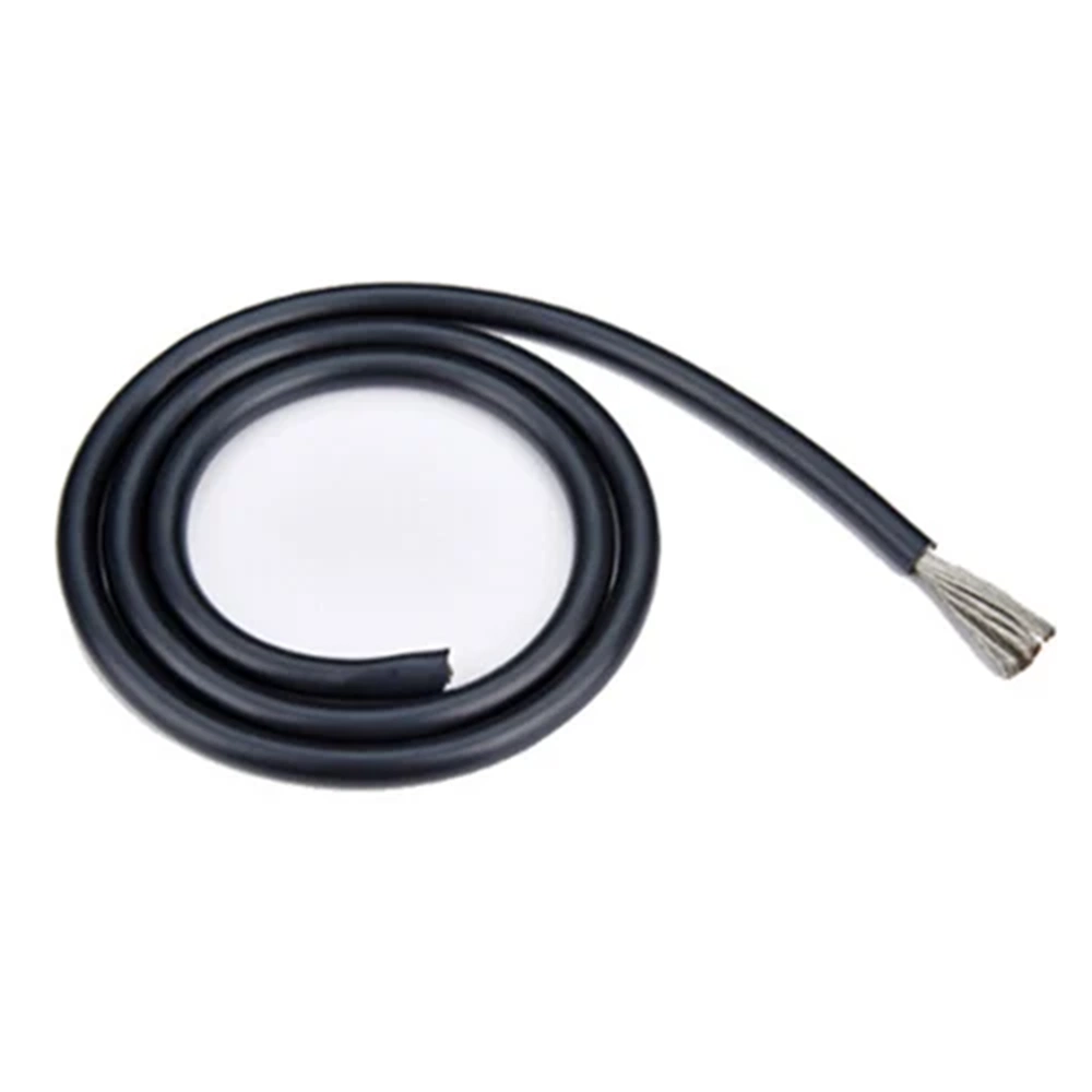 24 AWG Silikon Kablo Siyah - 1 Metre