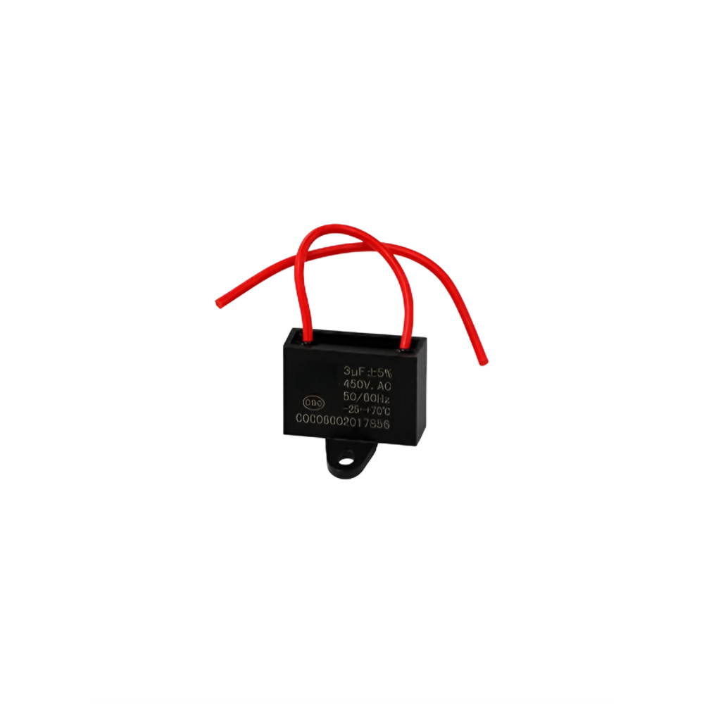 3uF 400-450Volt AC Daimi Motor Kondansatörü Kare Tip Hawcon