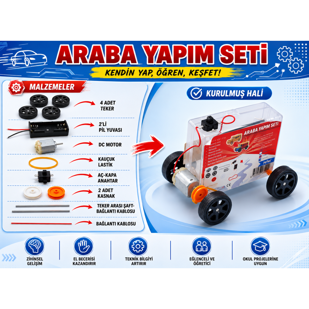 Basit Araba Yapım Seti
