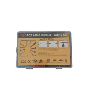 750 Çeşit Renkli Makaron Seti Kutulu Isı ile Daralan Makaron