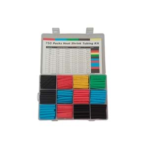 750 Çeşit Renkli Makaron Seti Kutulu Isı ile Daralan Makaron