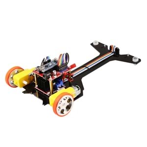 Temel Seviye Çzigi İzleyen Robot Kiti - 8 Sensörü (Montajlı)