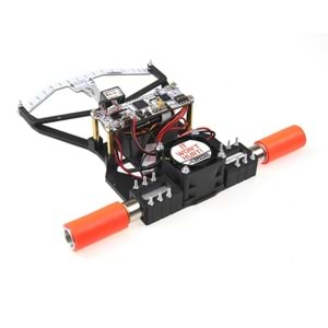XPULSE Duvar Sensörlü Hızlı Çizgi İzleyen Robot (Montajlı, 16 Sensörlü, Başlat-Durdur Modüllü, Fanlı, PD Kontrollü)