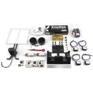 Bayraklı Shogun Mini Sumo Robot Kiti (Demonte-Montajsız)