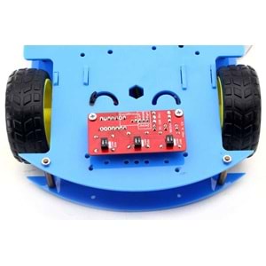 ROBOMOD 4WD Bluetooth Kontrollü Arduino Araba - Mavi (Montajlı)