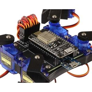 Wifi Örümcek Robot Kiti - (Demonte - Montajsız)