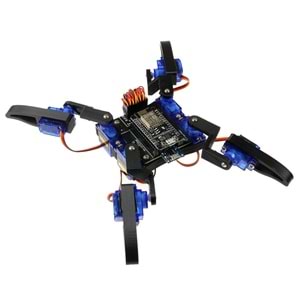 Wifi Örümcek Robot Kiti - (Demonte - Montajsız)