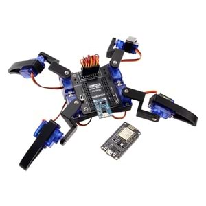 Wifi Örümcek Robot Kiti - (Demonte - Montajsız)