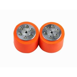 Atom Silikon Tekerlek 37x34mm (2 Adet)