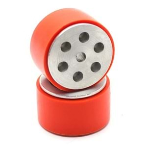 JS5230 Silikon Tekerlek (51x30mm) - 2 Adet
