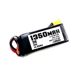 11.1V Lipo Batarya 1350mAh 30C - 3S Lipo Pil