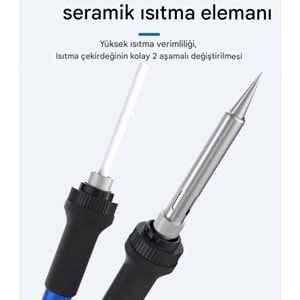 969D Isı Ayarlı Havya İstasyonu 75 Watt Dijital Sunline