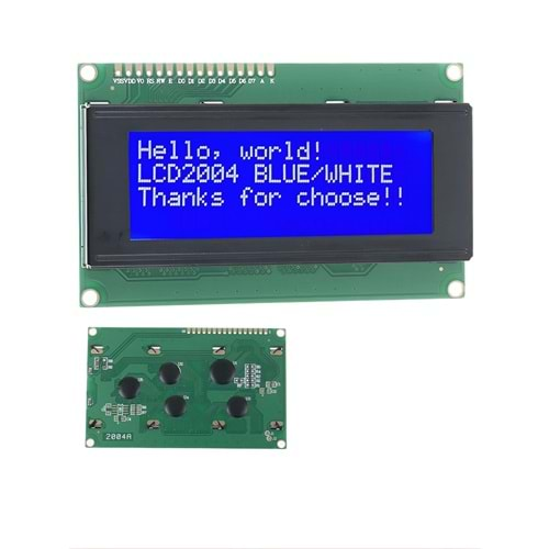 LCD2004A 20x4 LCD Ekran (Mavi)