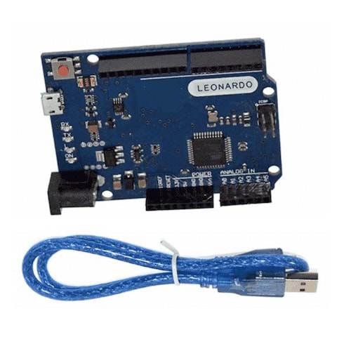 Arduino LEONARDO Bord (Atmega32U4) + USB Kablo Dahil