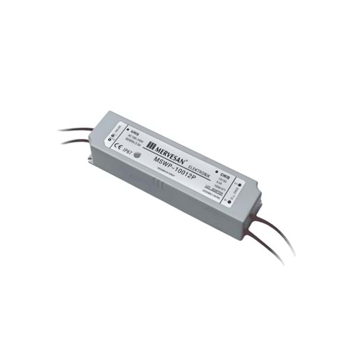 5V 20A 100W Sabit Voltaj SMPS IP-67, Metal Kasa Dış Mekan MTWP-1005 Mervesan