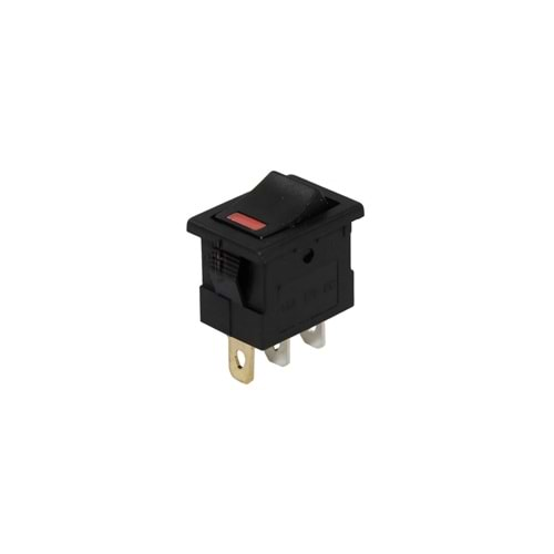 IC-118A Mini Işıklı 12V Ledli Anahtar On-Off 3P