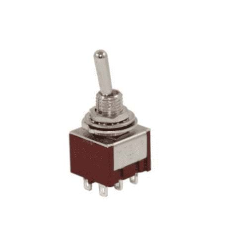 IC-144A Toggle Switch On-Off 6P A Kalite Çap 6mm MTS-202