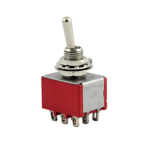 IC-148A Toggle Switch On-Off 9P Çap 6mm MTS-302