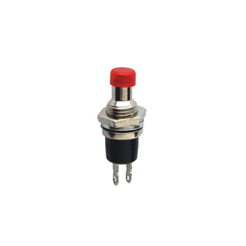 IC-178 Buton Çap 7mm NK (Ters Kontak) Diyafon, Kırmızı Renk