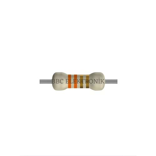 3.3 Ohm 1/4 Watt Direnç - Resistor, 3R3