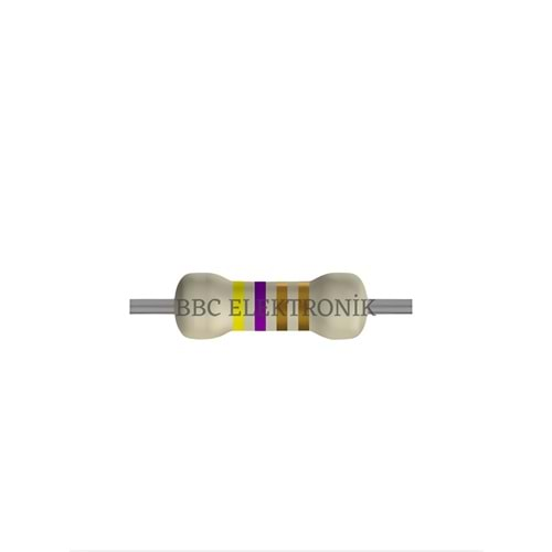 4.7 Ohm 1/4 Watt Direnç - Resistor, 4R7