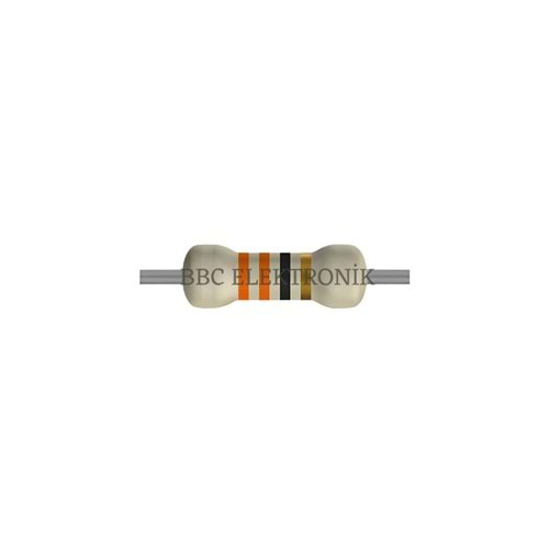 33 Ohm 1/4 Watt Direnç - Resistor, 33R