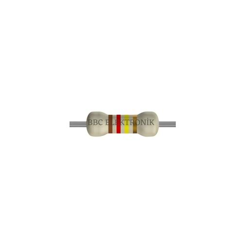 120 KOhm 1/4 Watt Direnç - Resistor, 120K