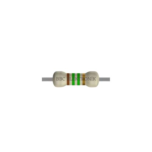 1.5 MOhm 1/4 Watt Direnç - Resistor, 1M5