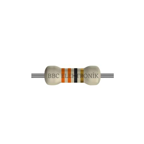 33 Ohm 1 Watt Direnç - Resistor, 33R