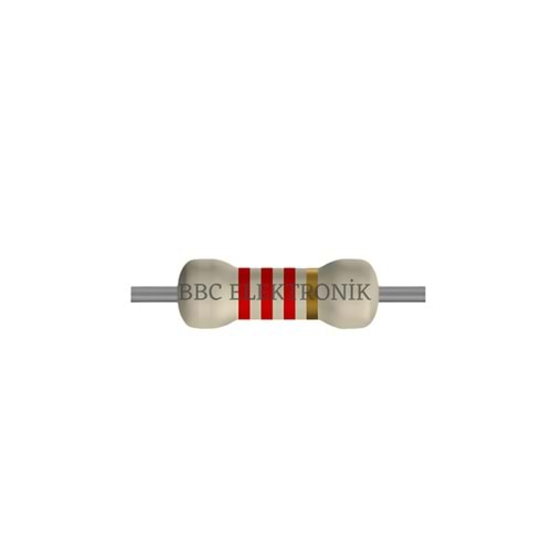 2.2 KOhm 1 Watt Direnç - Resistor, 2K2