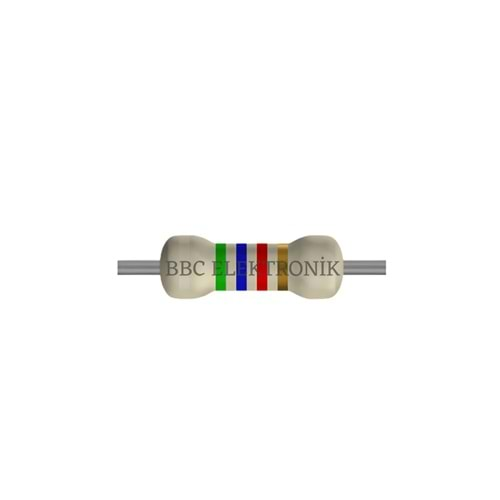 5.6 KOhm 1 Watt Direnç - Resistor, 5K6