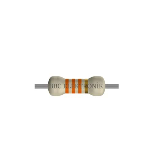 33 KOhm 1 Watt Direnç - Resistor, 33K