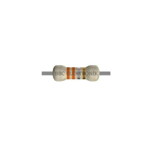 0.33 Ohm 1 Watt Direnç - Resistor, 0R33