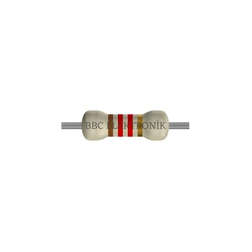 1.2 KOhm 1 Watt Direnç - Resistor, 1K2