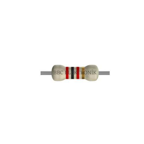 2 KOhm 1 Watt Direnç - Resistor, 2K