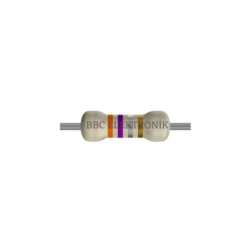 0.37 Ohm 1 Watt Direnç - Resistor, 0R37