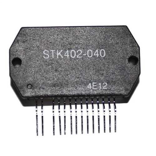 STK402-040 Entegre Integrated circuit (hybrid tec.logy) 2-Channel Class AB Audio Power Amp 2x 25W