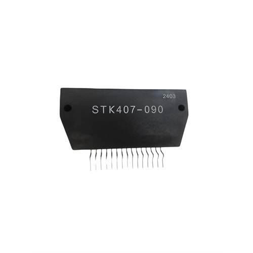 STK407-090 Entegre Integrated circuit (hybrid tec.logy) Dual power audio amplifier 2x90W