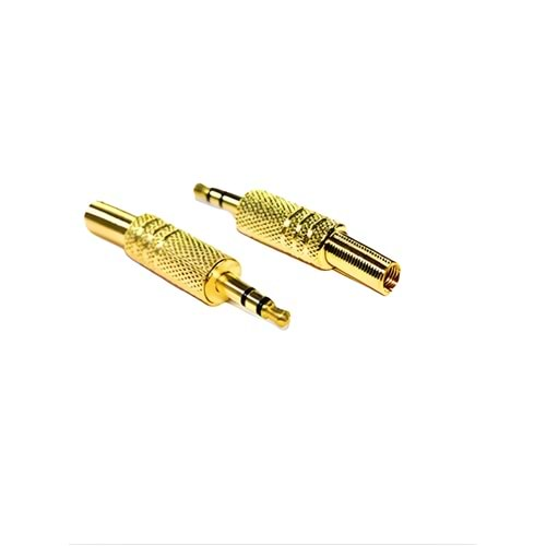 3.5 mm Stereo Erkek Jack Gold