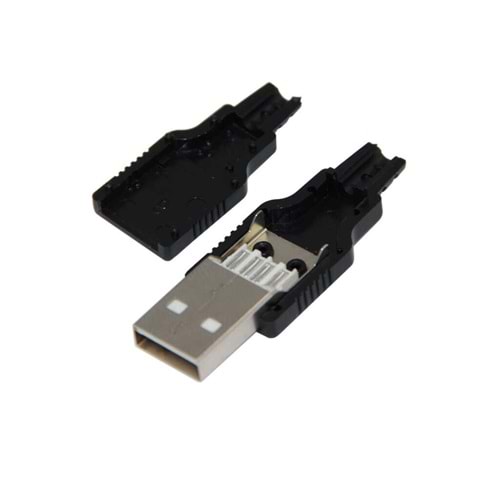 USB Şase A Tipi 90 Derece Erkek Kapaklı